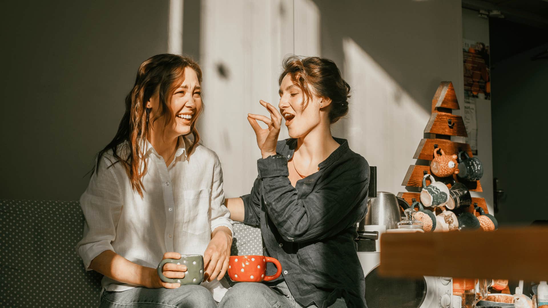 friends catching up during free time