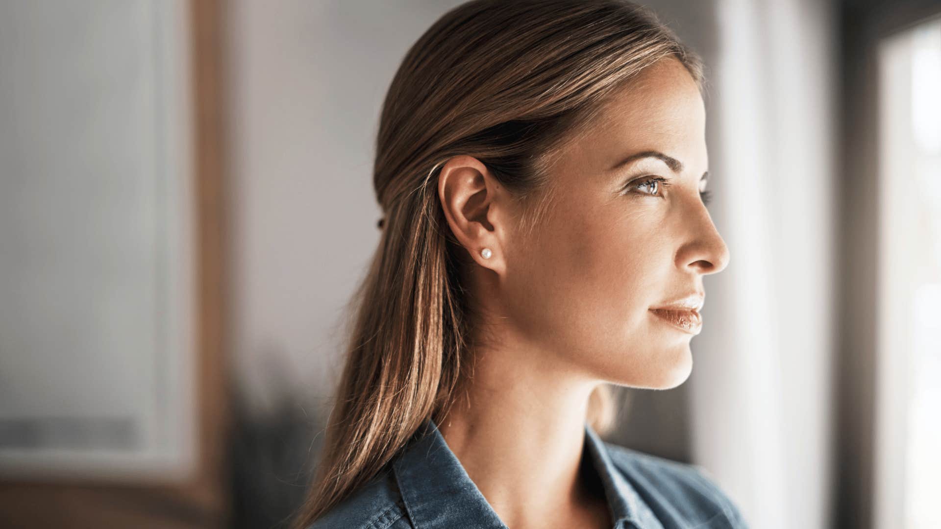 woman who feels that being quiet heightens her intuition