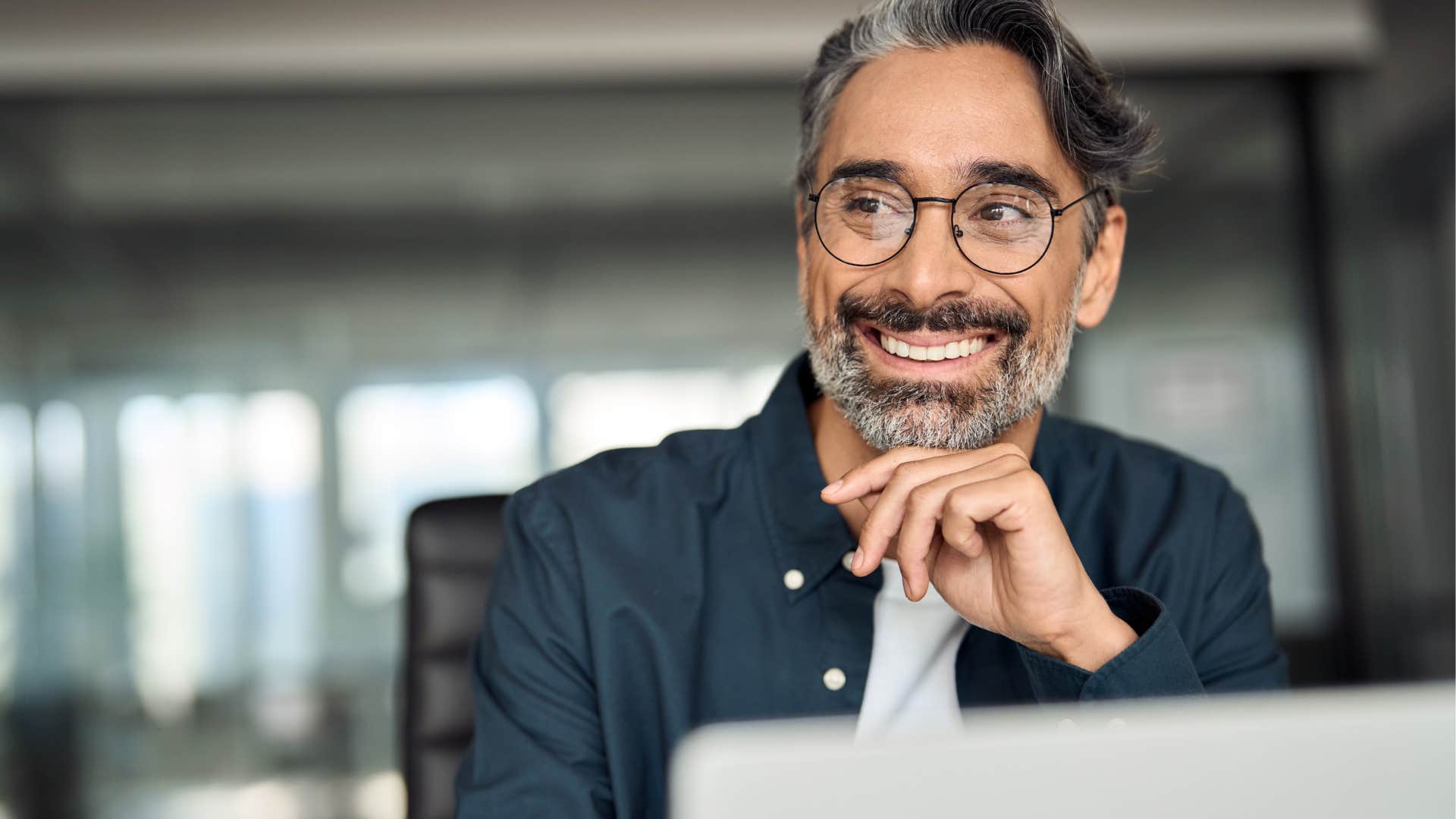man who stopped caring about fitting in as he's gotten older because he can embrace his good and bad traits