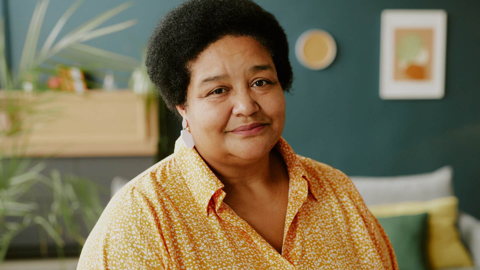 woman who stopped caring about fitting in as she's gotten older because she's become more self-aware