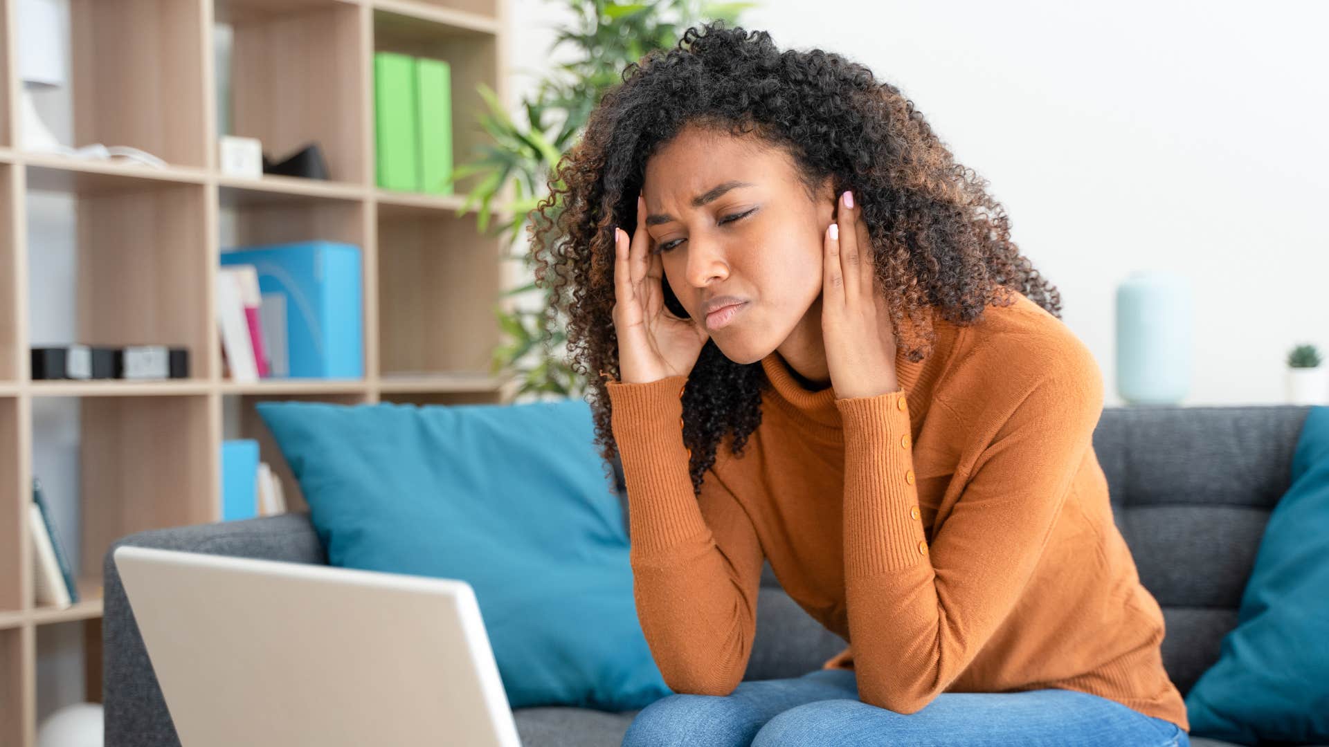 emotionally exhausted woman reaching her breaking point