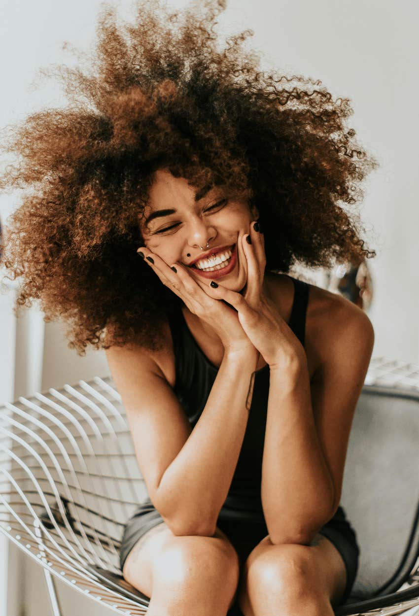 woman who never changes her chaotic life because she has the moral high ground