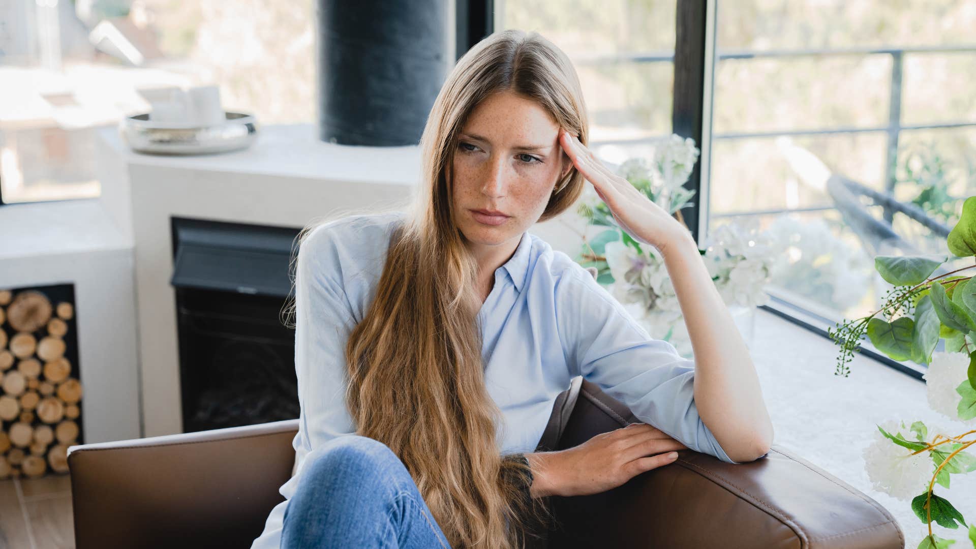woman thinking shes being dramatic