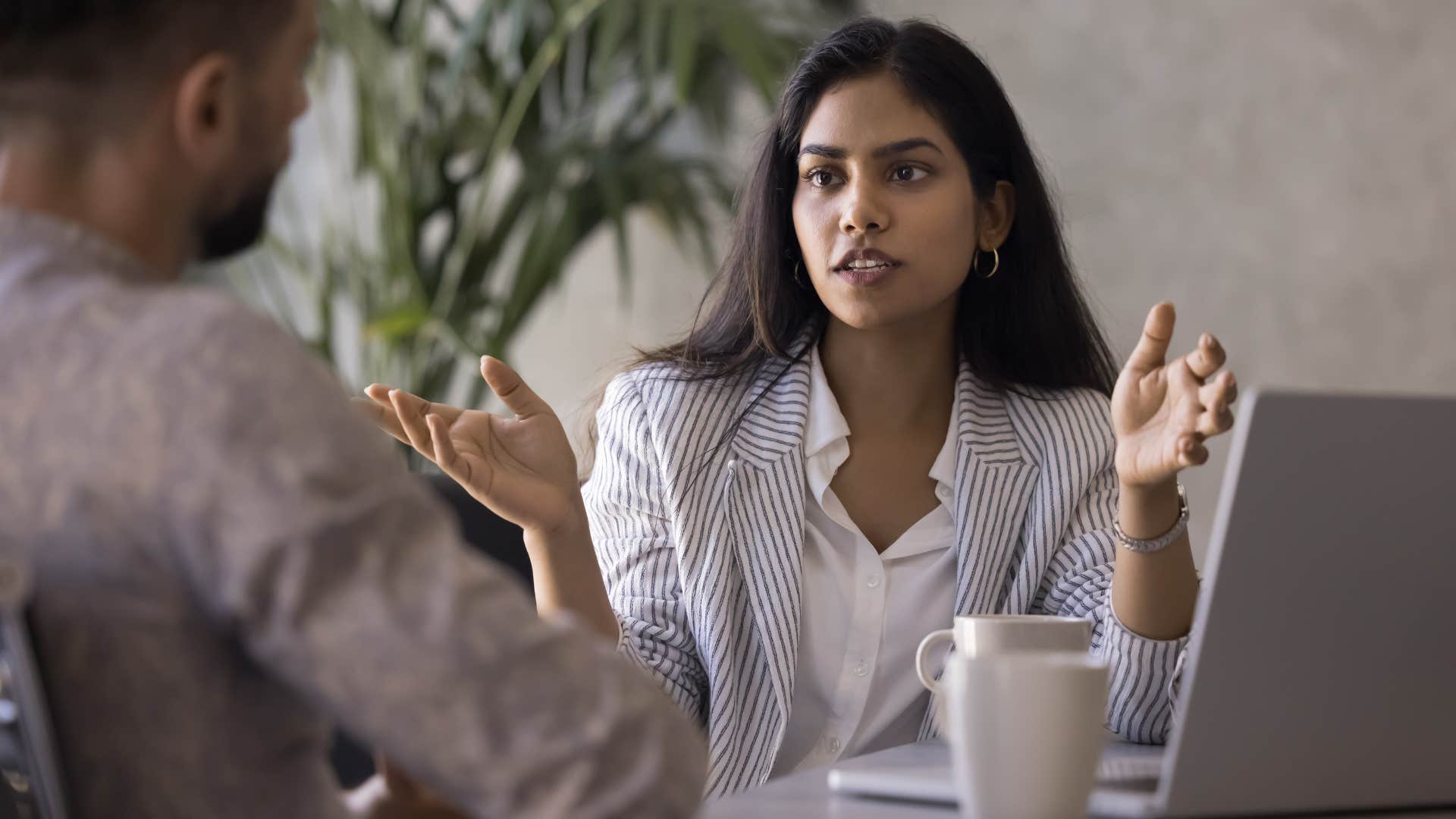 professional woman understanding where her colleague is coming from