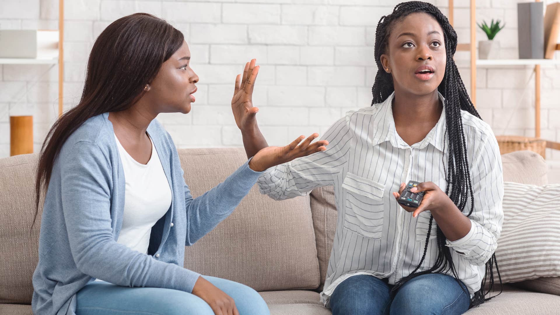 Emotionally stunted phrases find fault in conversation