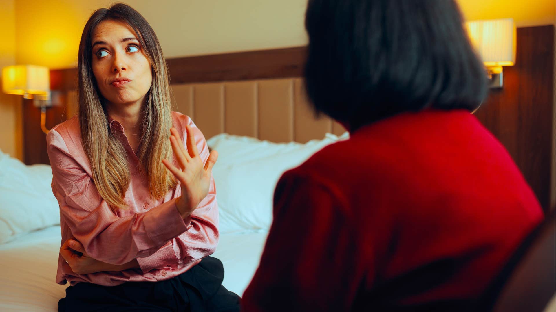 A woman tells another woman to push the envelope when it comes to her career.