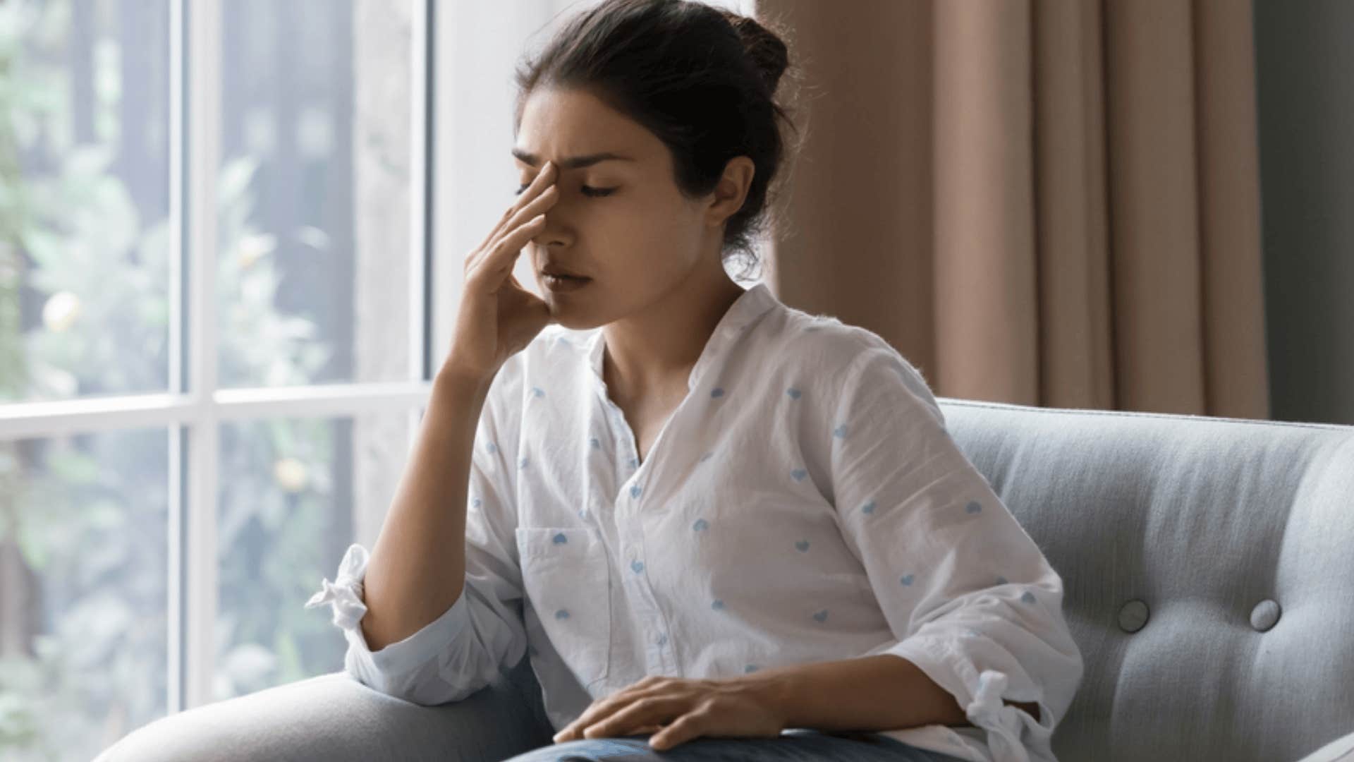 woman feeling stressed 