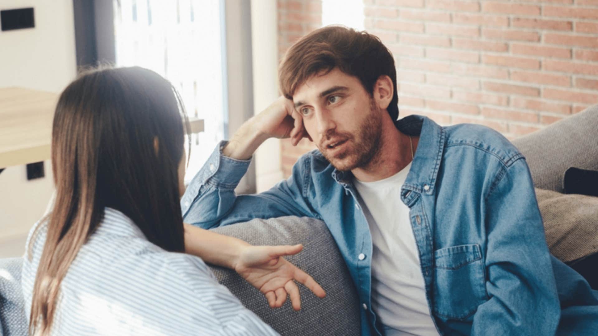 man not wanting to bother woman hes talking to