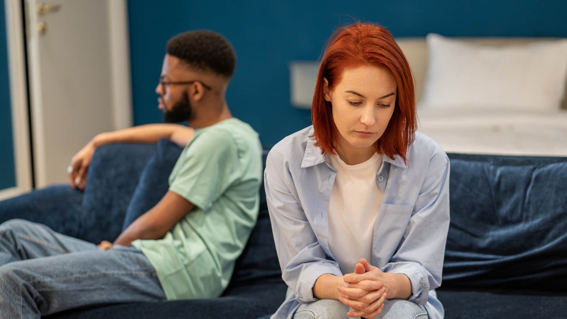woman not excited to see partner anymore