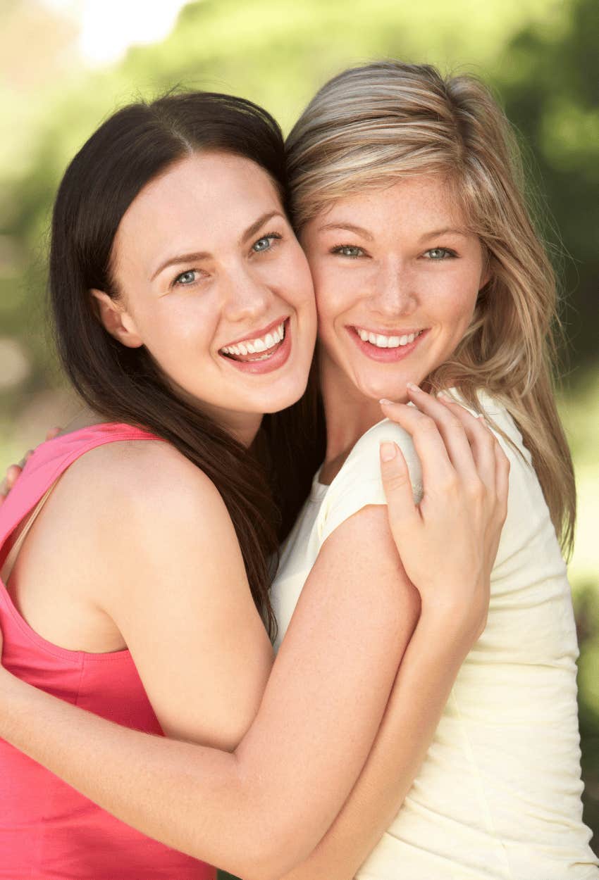 Pregnant woman became friends with her husband's girl best friend
