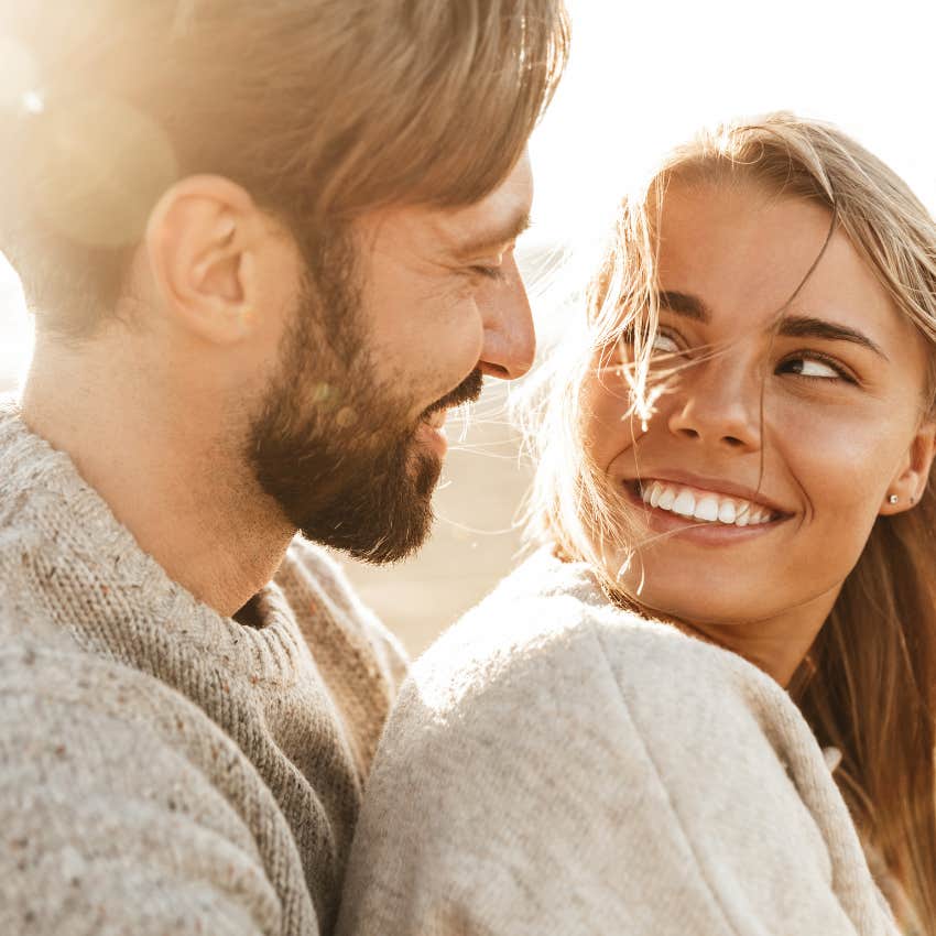 man doing rare gesture of building an intimate relationship
