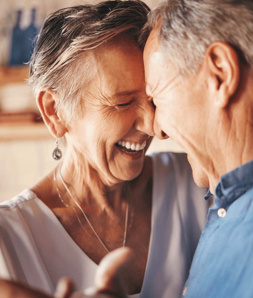 Impactful man spends time with woman
