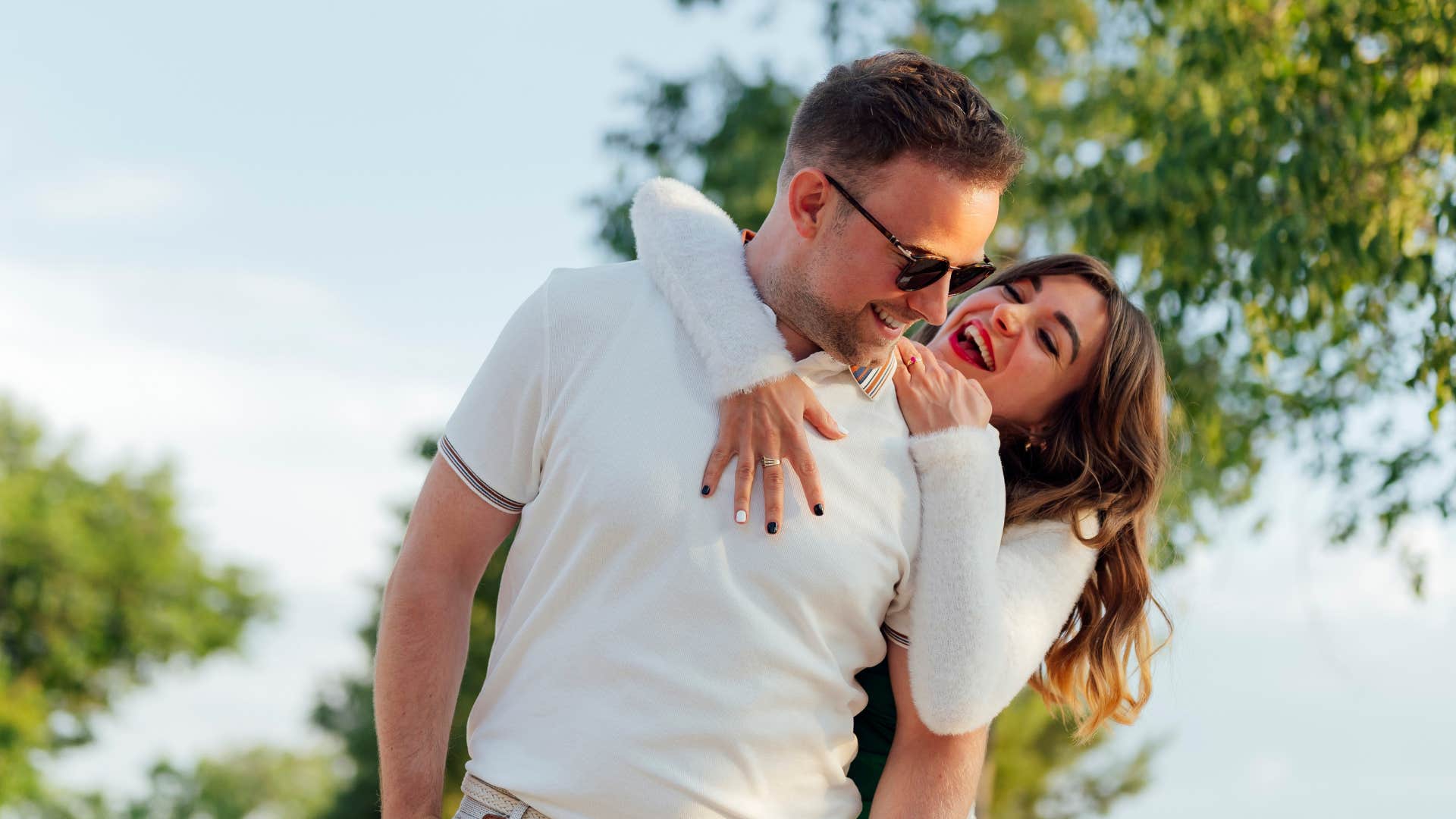 man who is irreplaceable to woman showing empathy