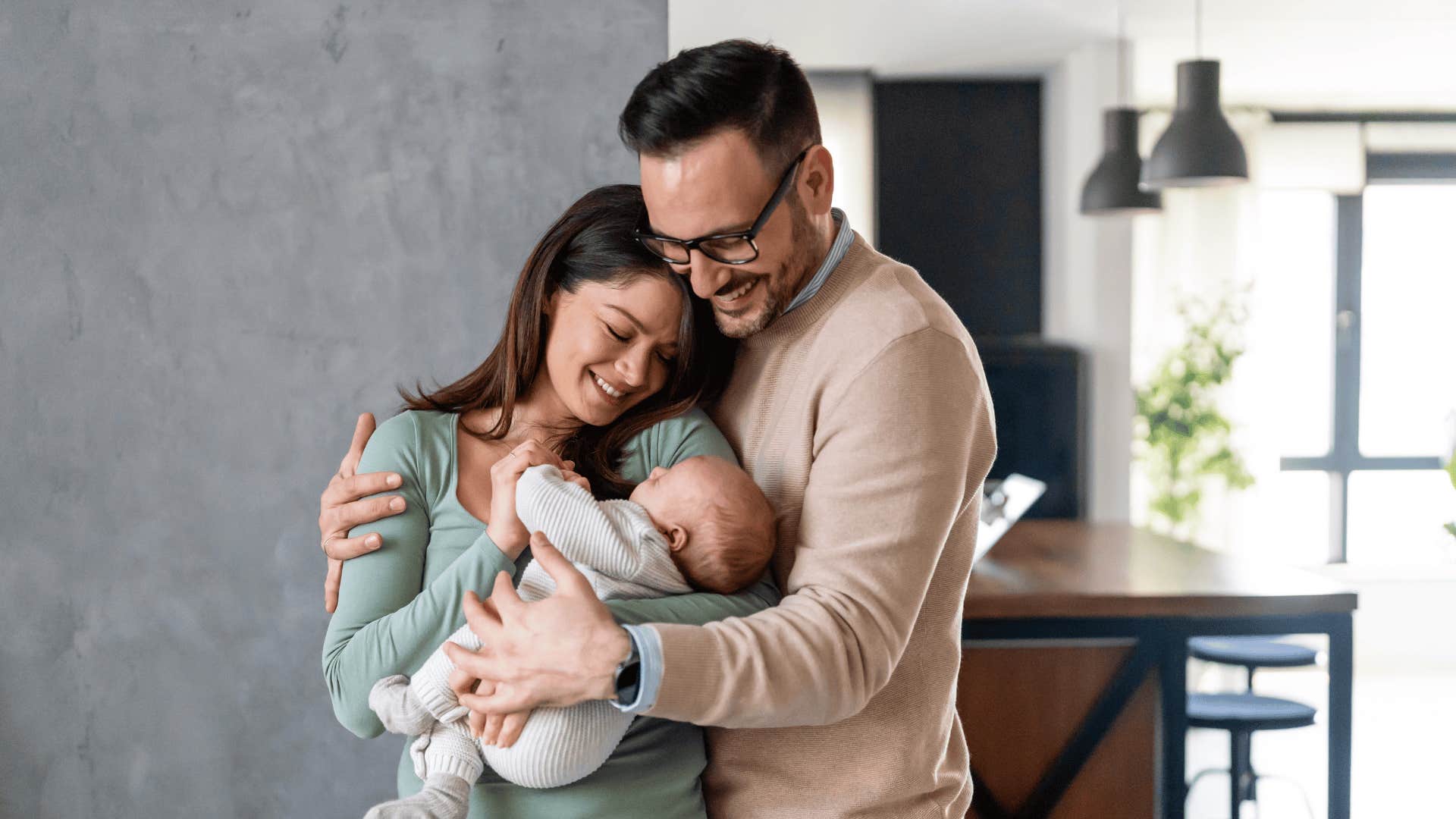 smiling parents who are unforgettable to their kids