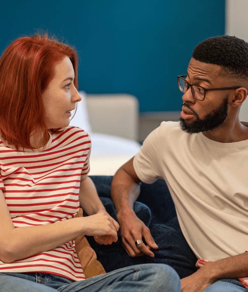 Man doesn't want to hurt woman he talks to about letting go
