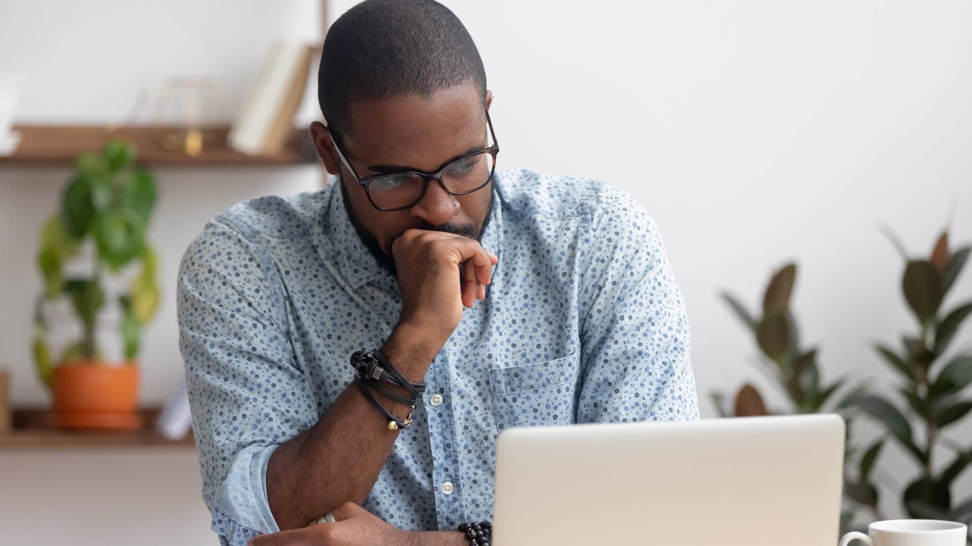 young gen z worker struggling with chronic stress