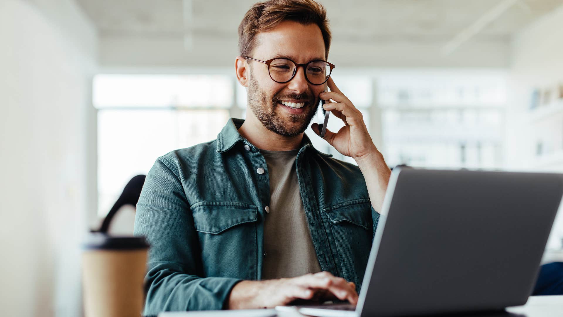millennial man making appointment with mental health professional