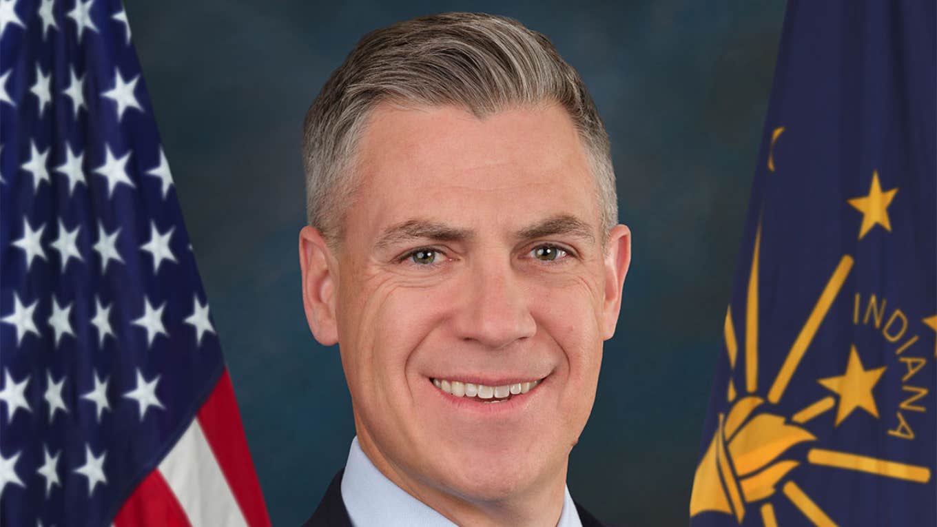 Republican Senator Jim Banks Tells Fired Government Employee He Probably Deserved It Official portrait Senator Jim Banks who told government employee he deserved to get fired