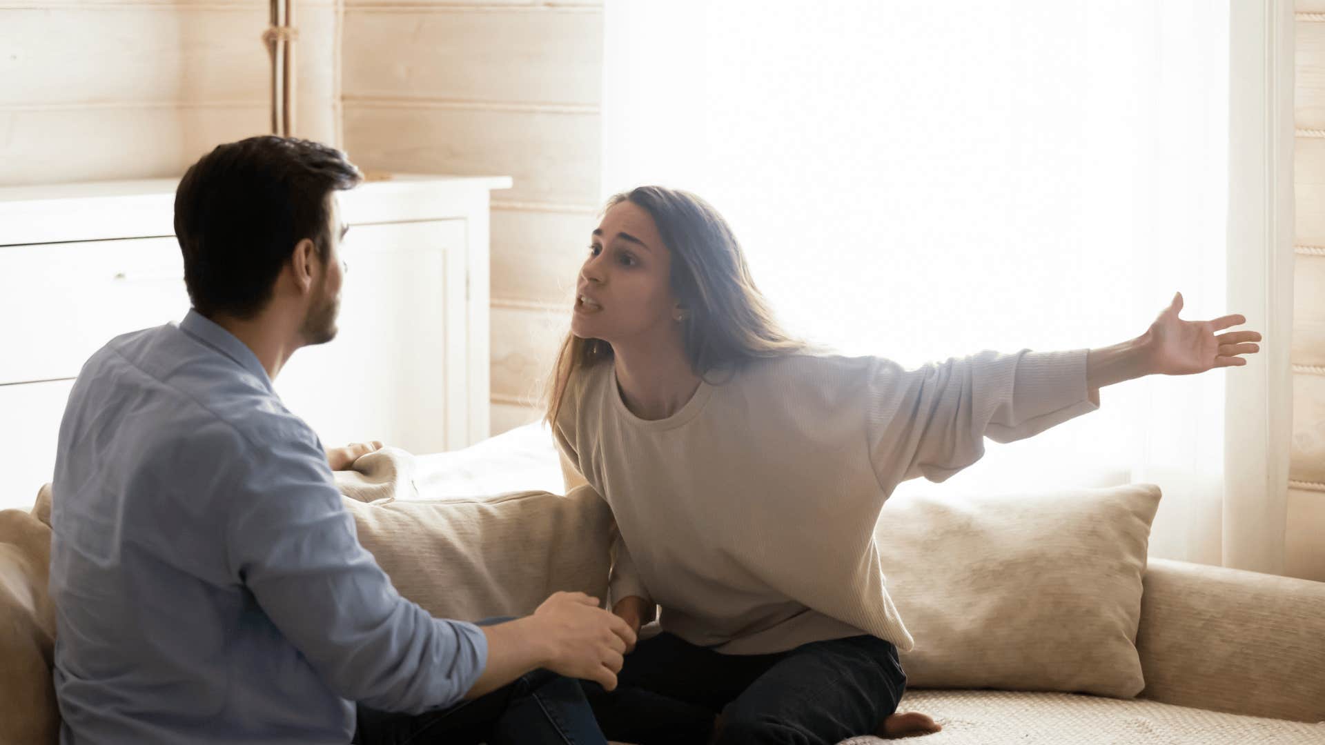 Woman who is really hard to love acting on emotions
