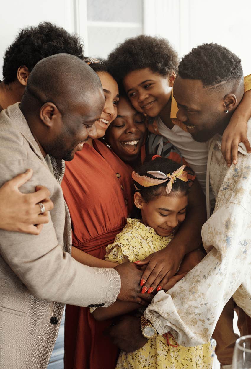 family savoring beautiful moment ways happy people train brains focus good life
