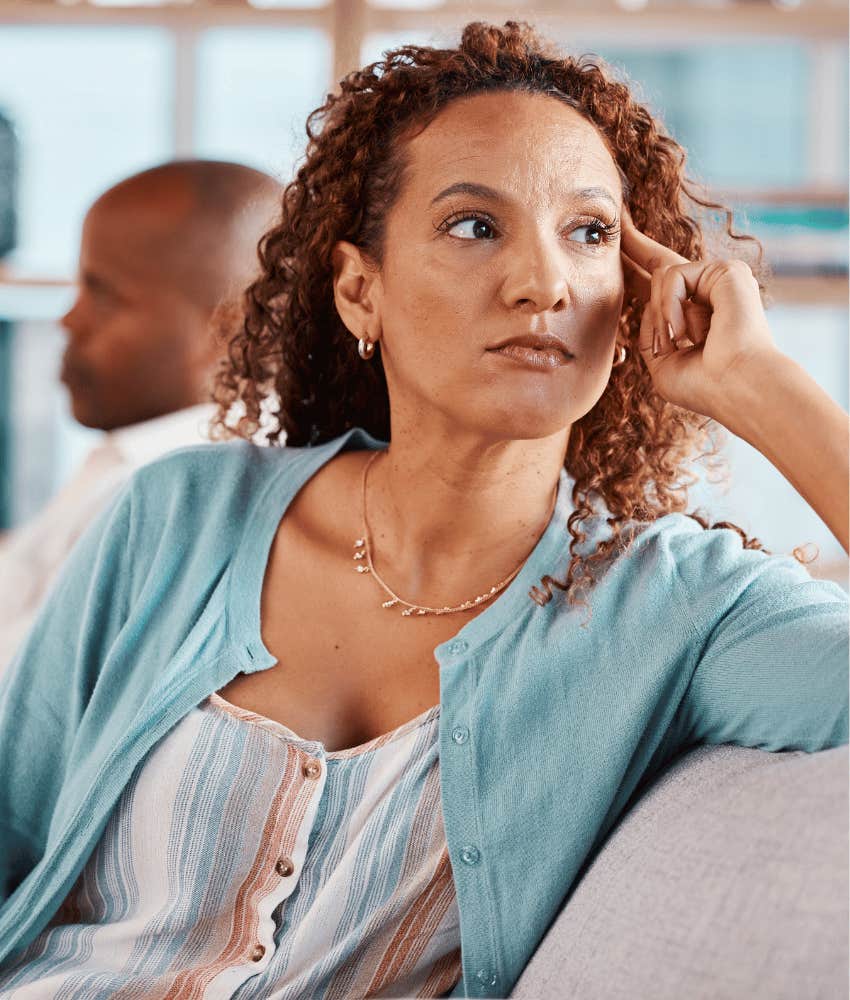 Woman feels isolated from people and is attracting negativity