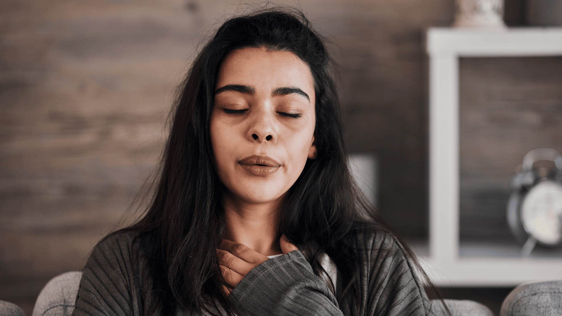 angry woman alone because she lost faith in friends