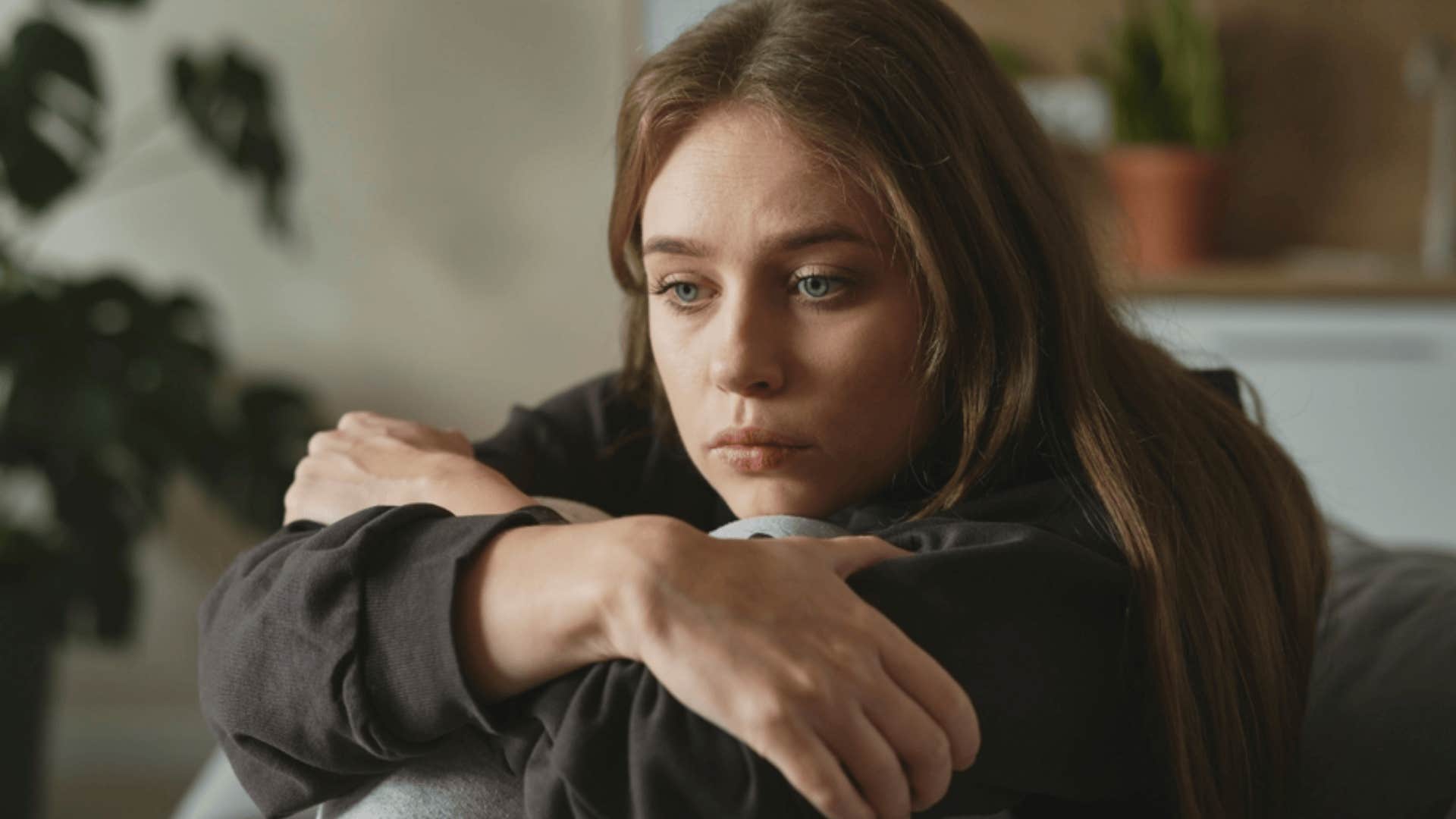 woman being emotionally sensitive 