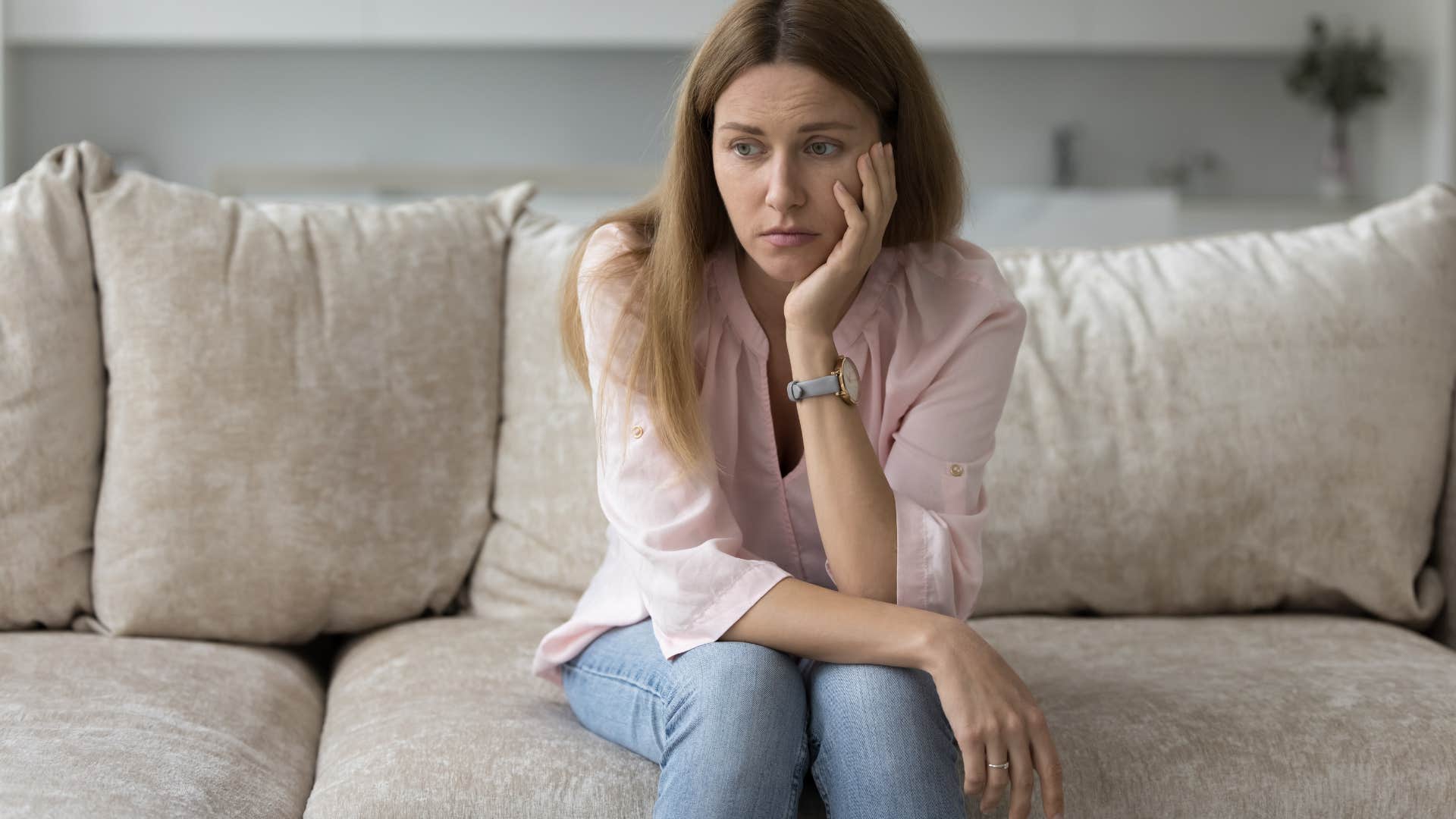 lonely woman abandoned by jealous friends