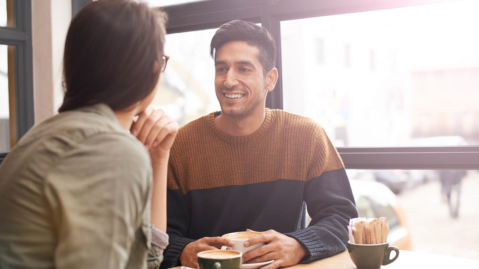 man who is monkey branching his partner by gaining validation