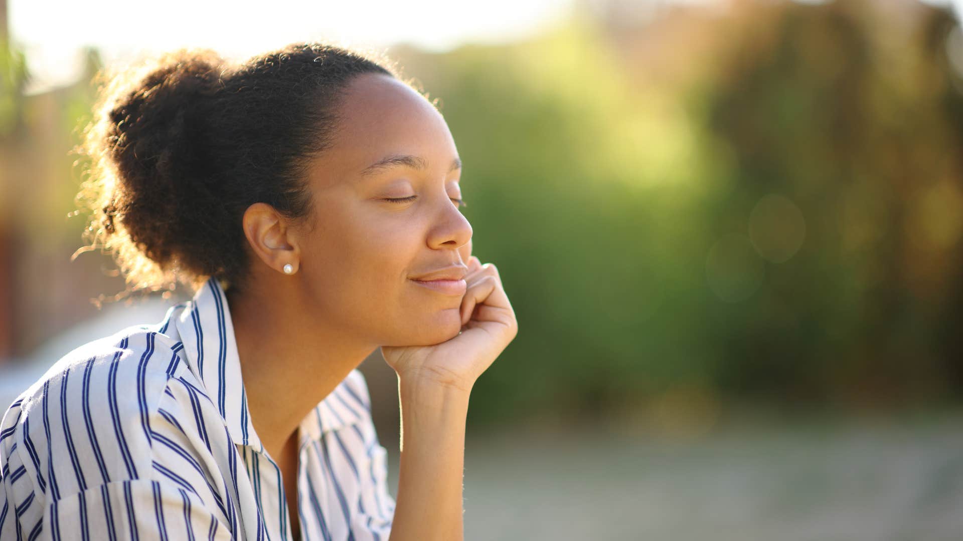 woman trusting her intuition