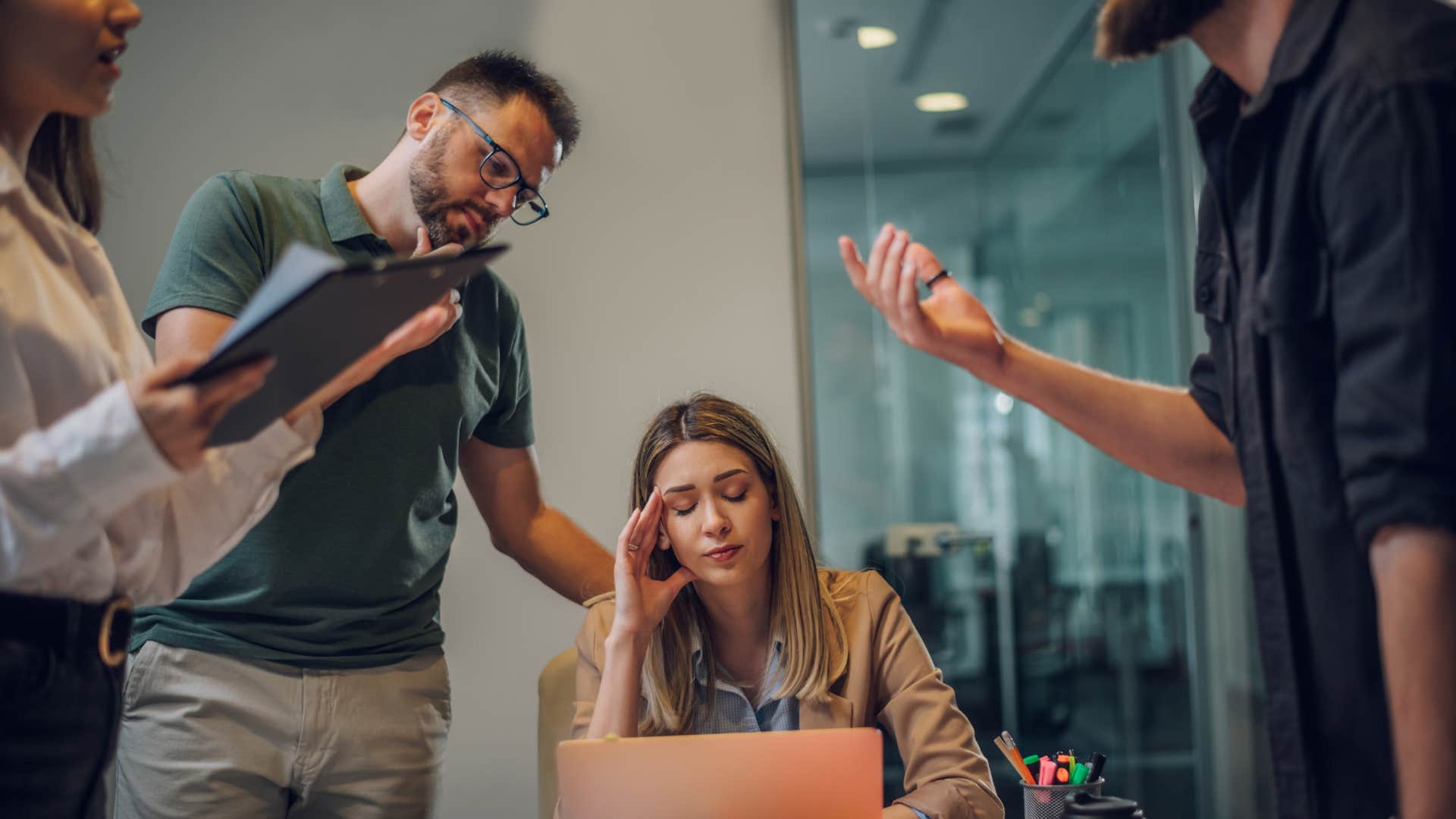 employee being assigned new task at work