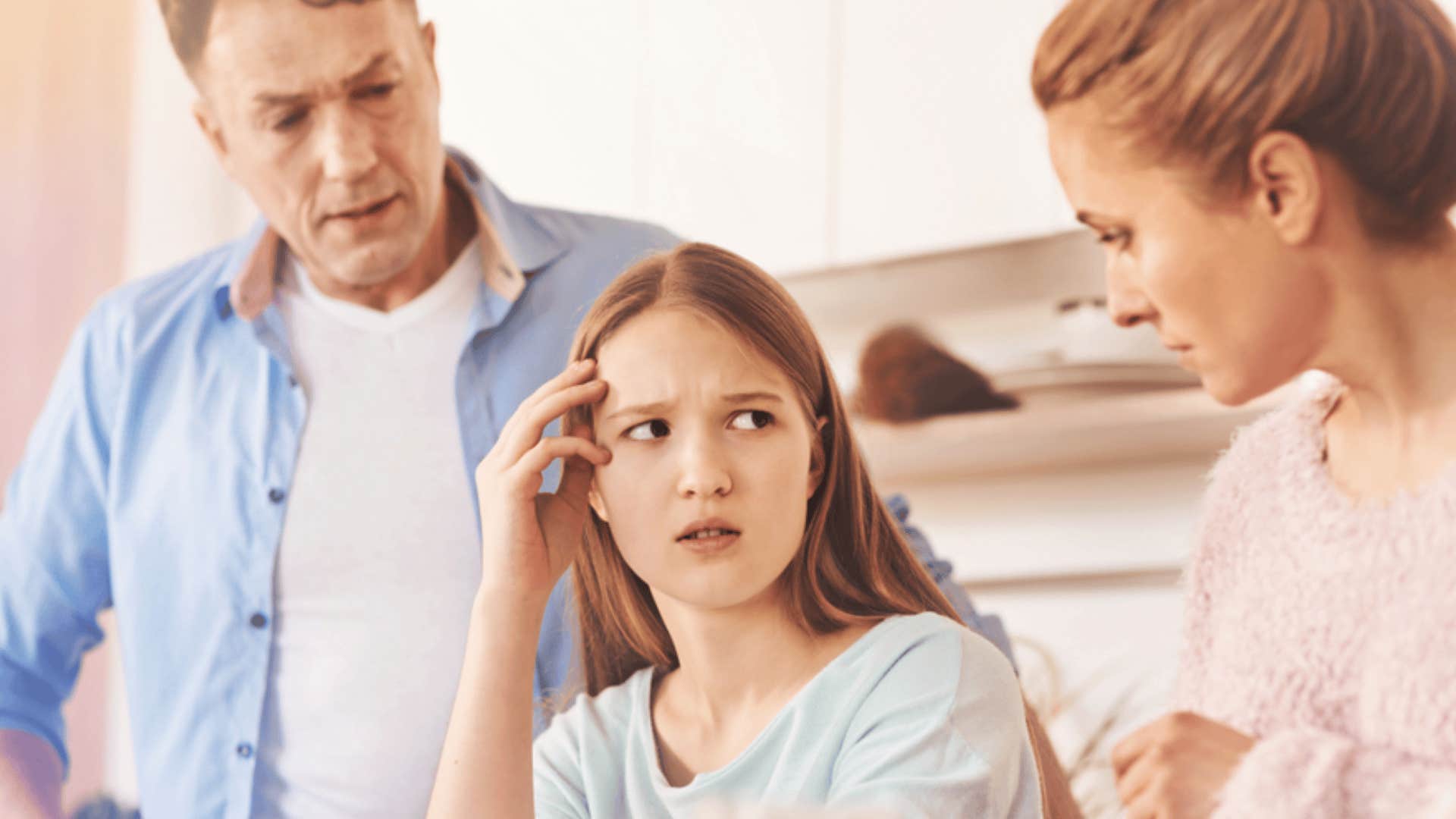 parents giving daughter vague explanations