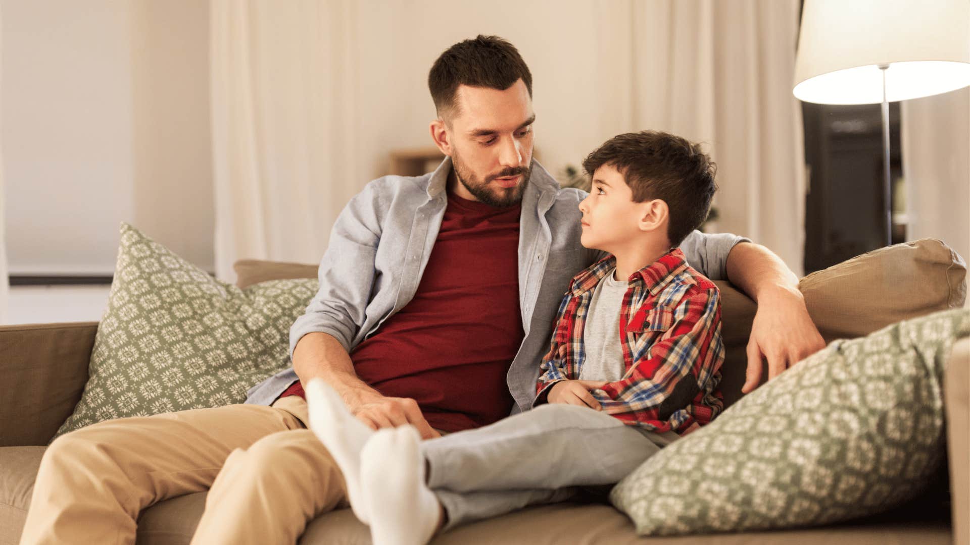 A father overshares his adult problems with his young son.