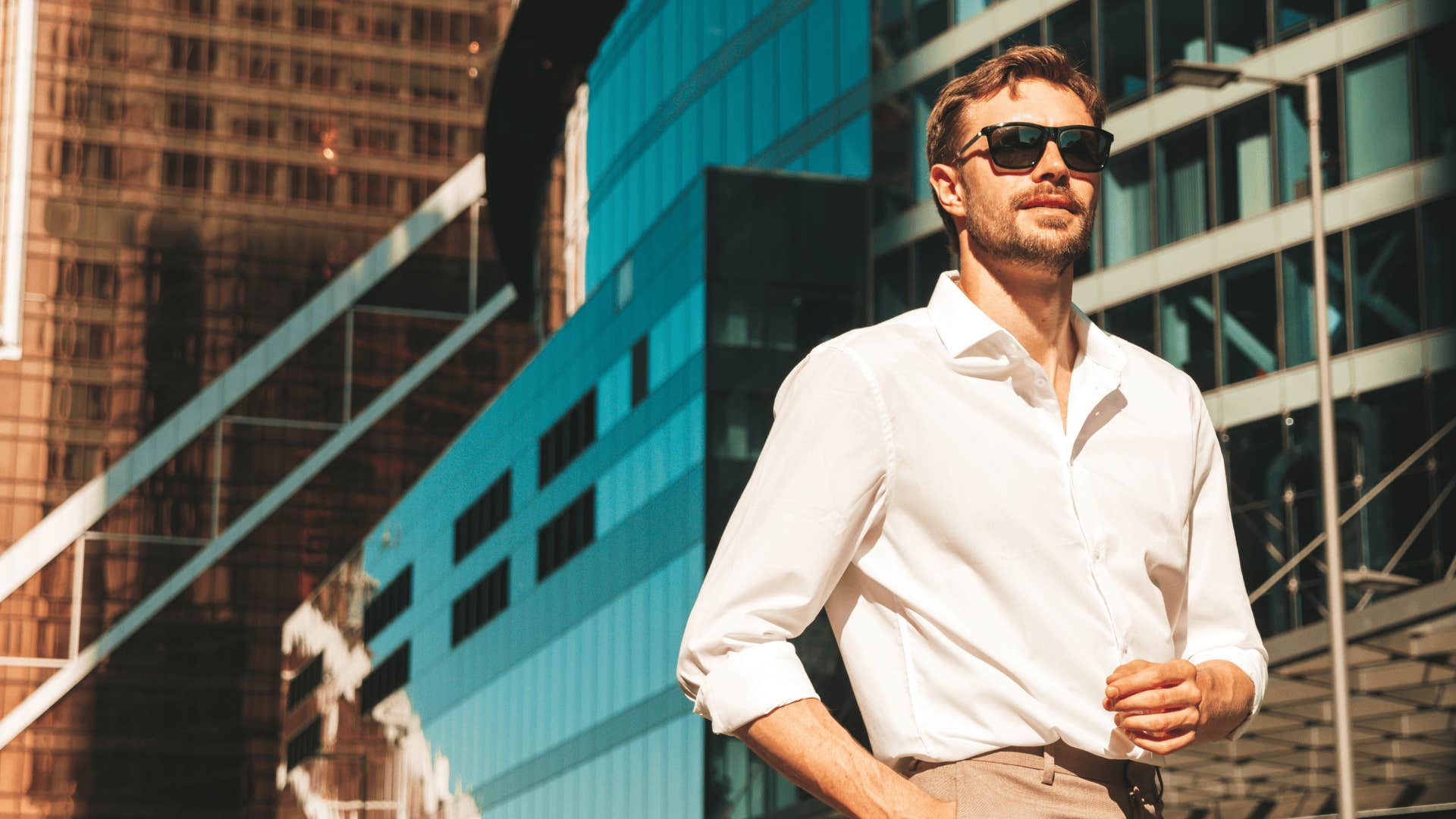 well-dressed man who figured out simple life hacks