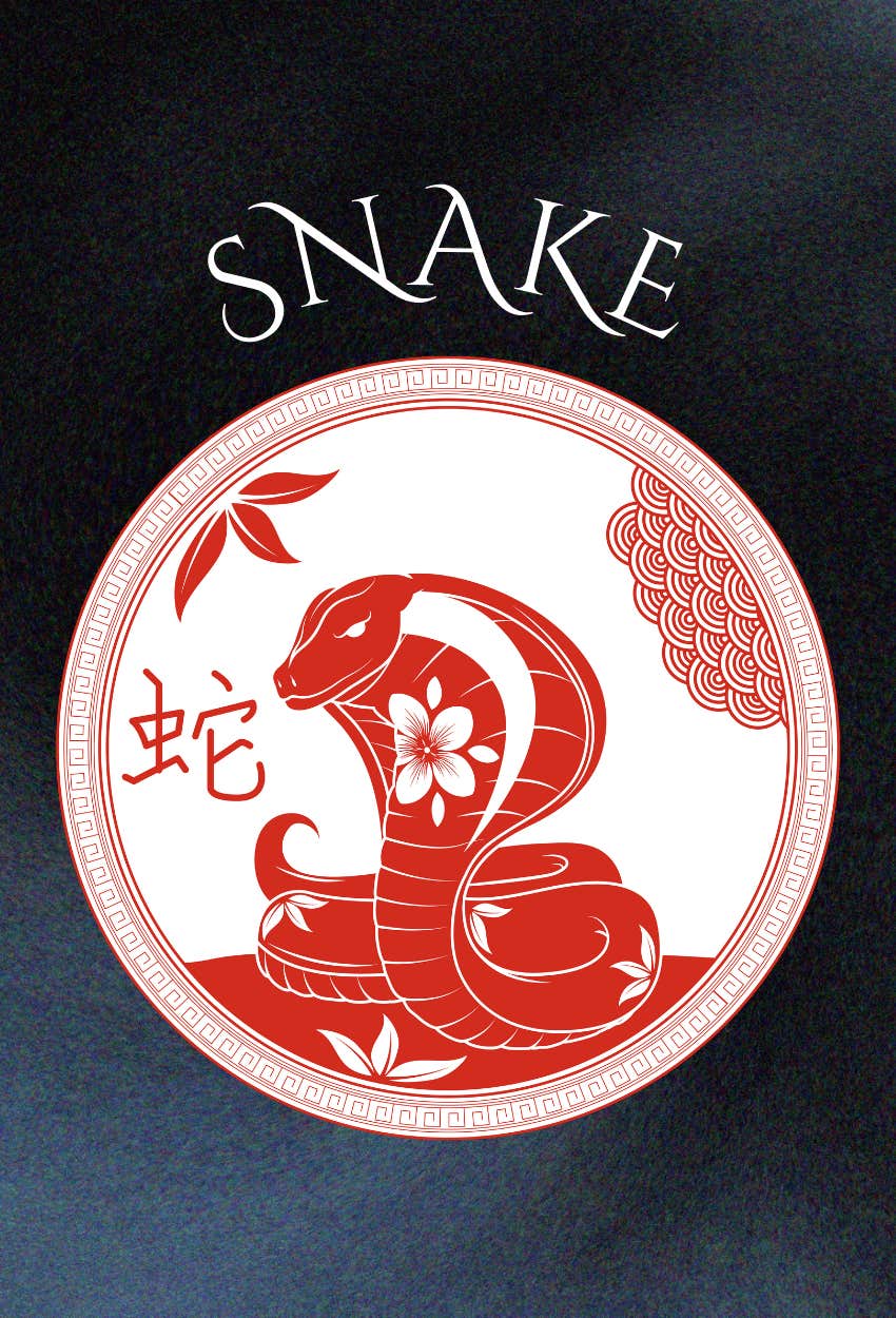 snake chinese zodiac signs luck good fortune week april 7 - 13, 2025
