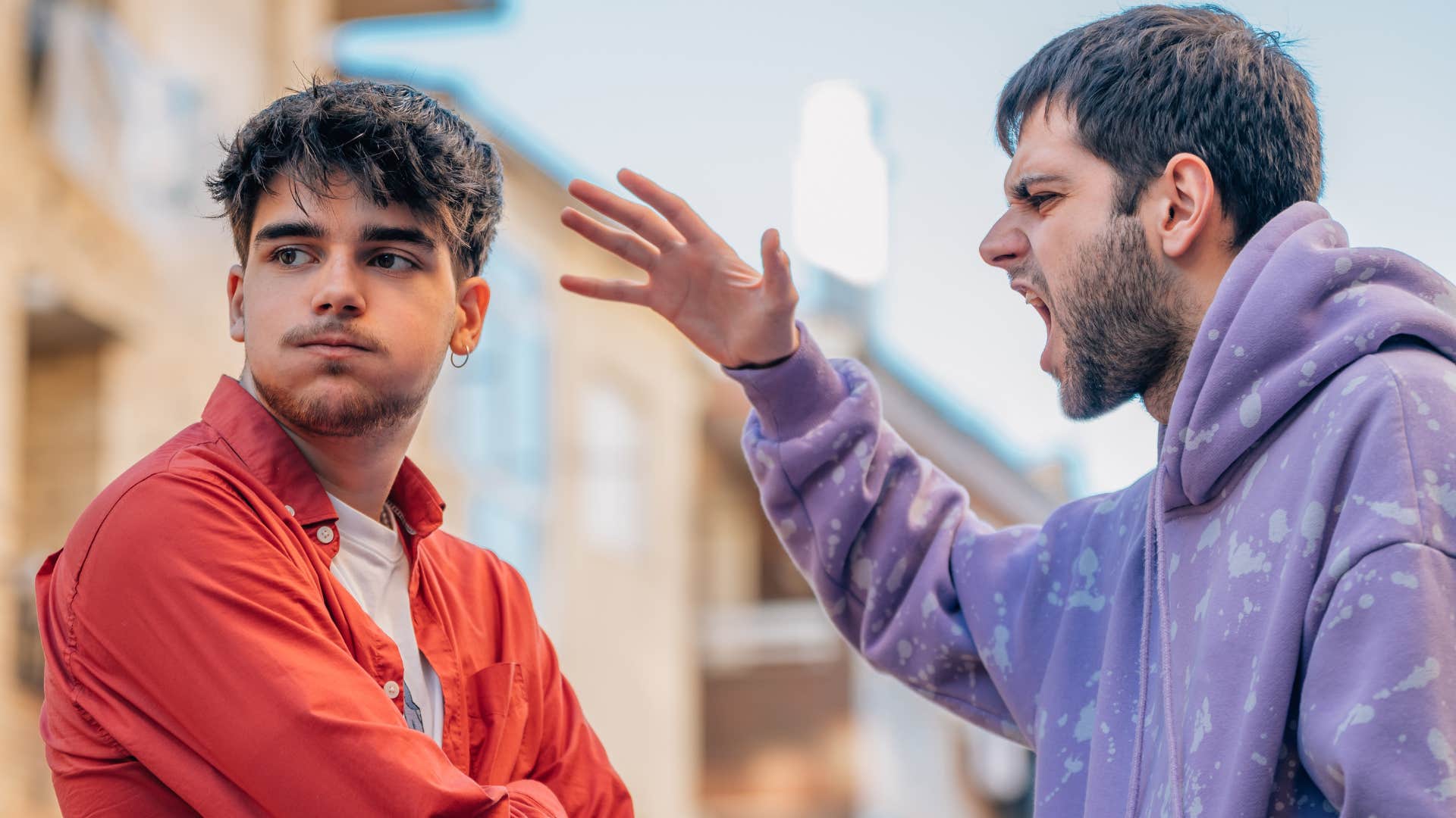 man who didn't set healthy boundaries with someone who's not good for him
