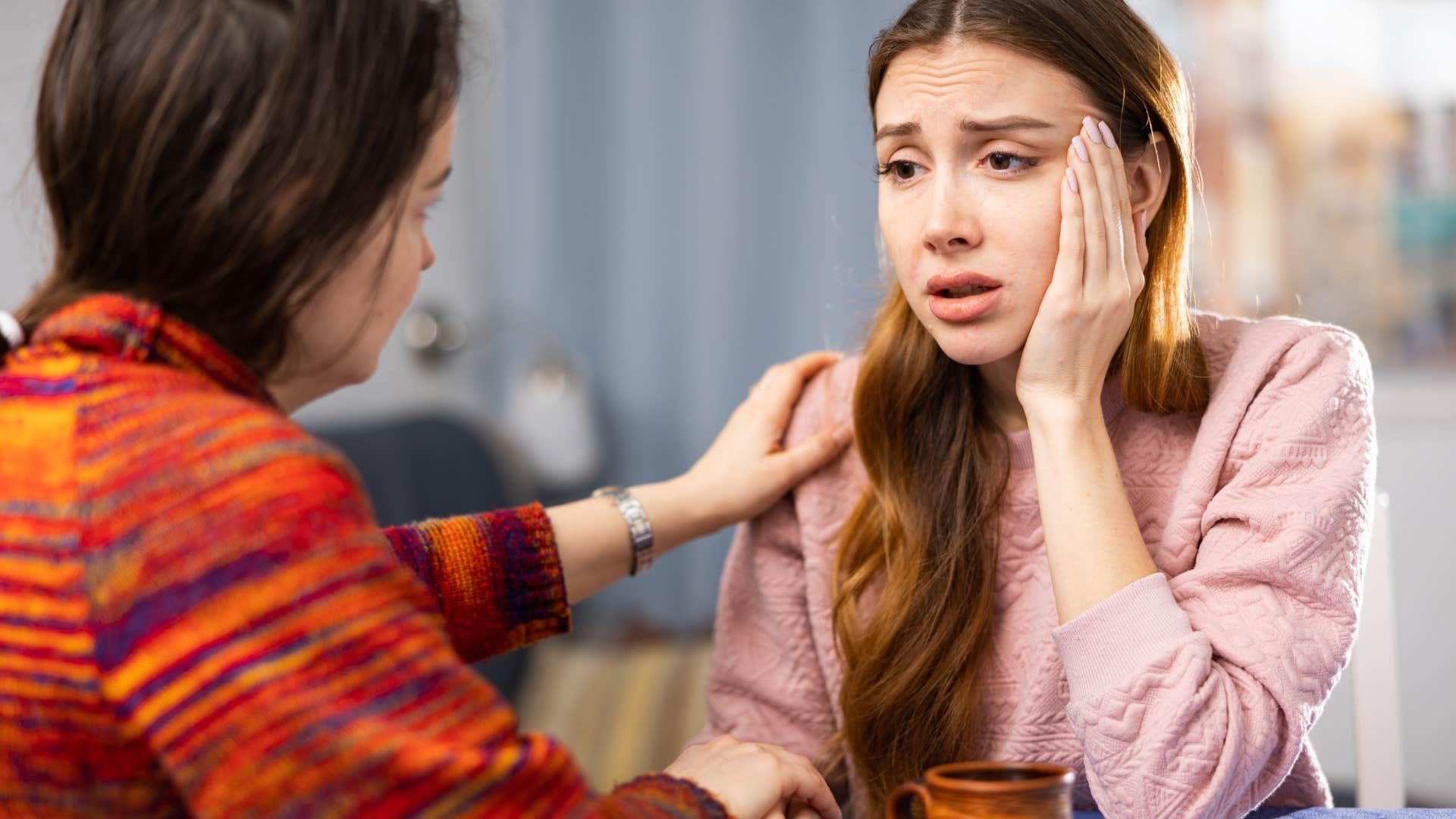 woman talking about someone who's not good for her