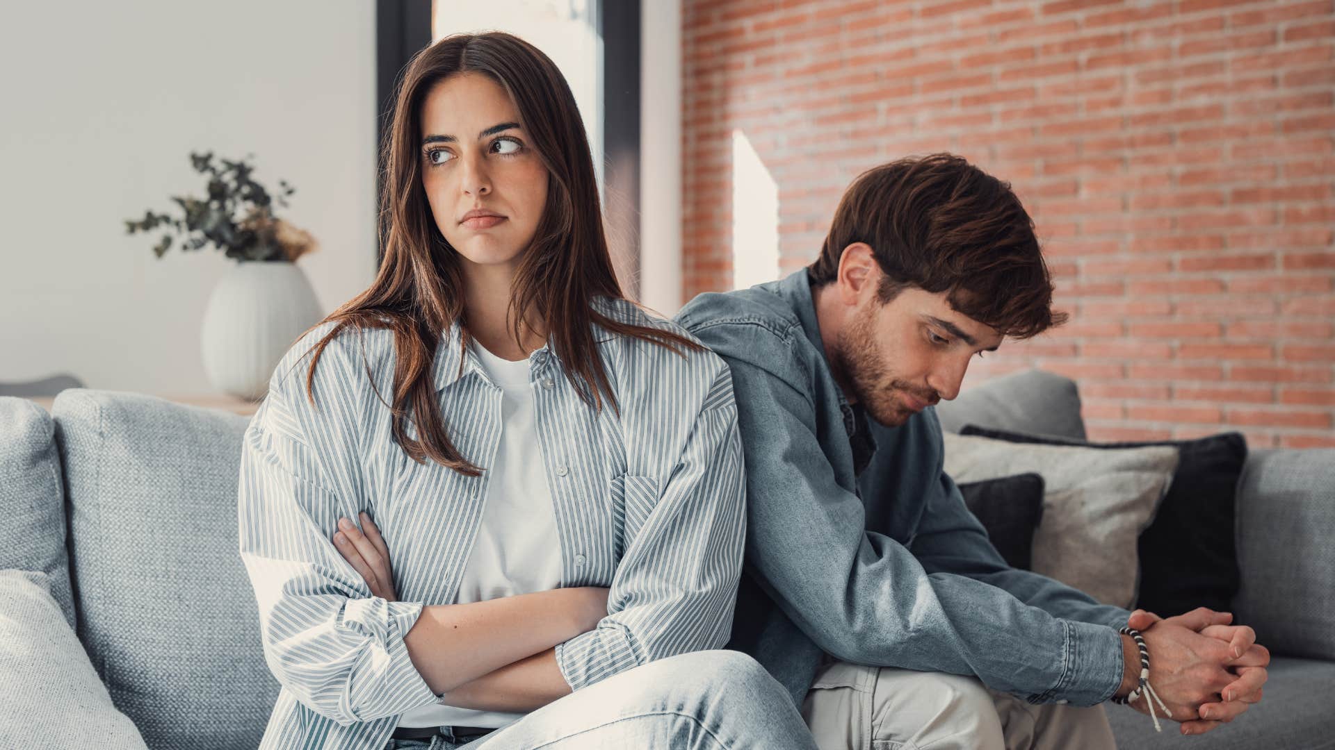 woman struggling with relationship confidence assumes partner emotionally unavailable