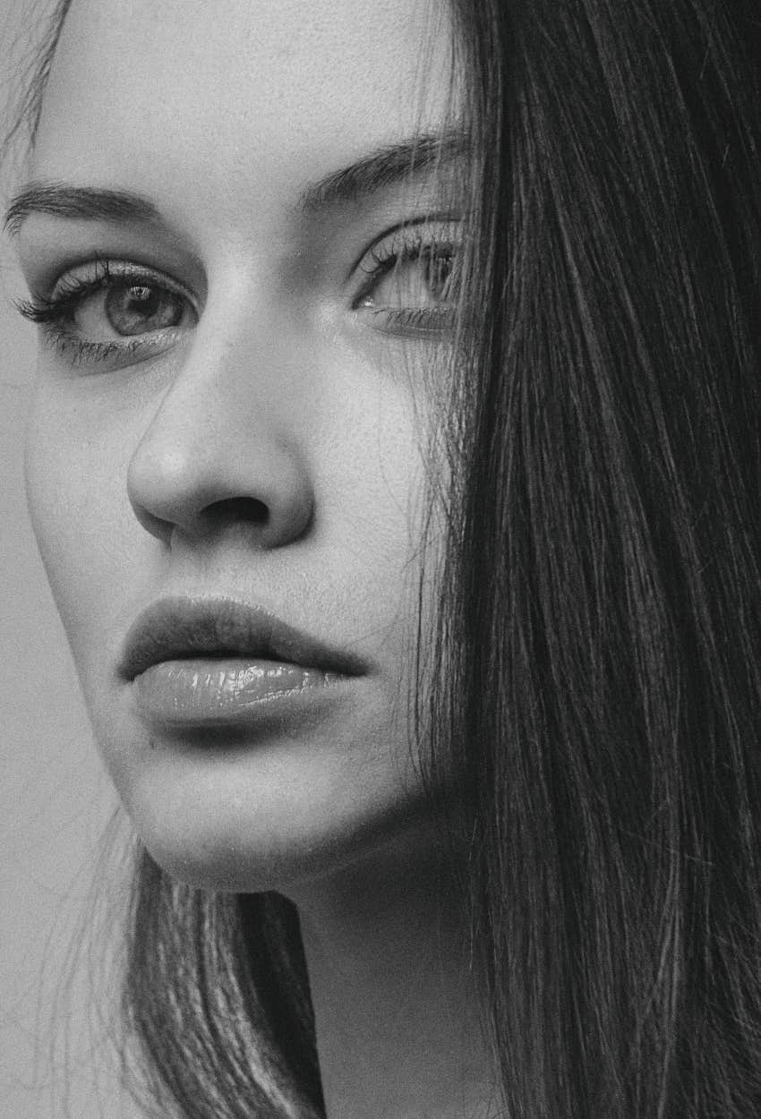 woman with the type of face men find attractive