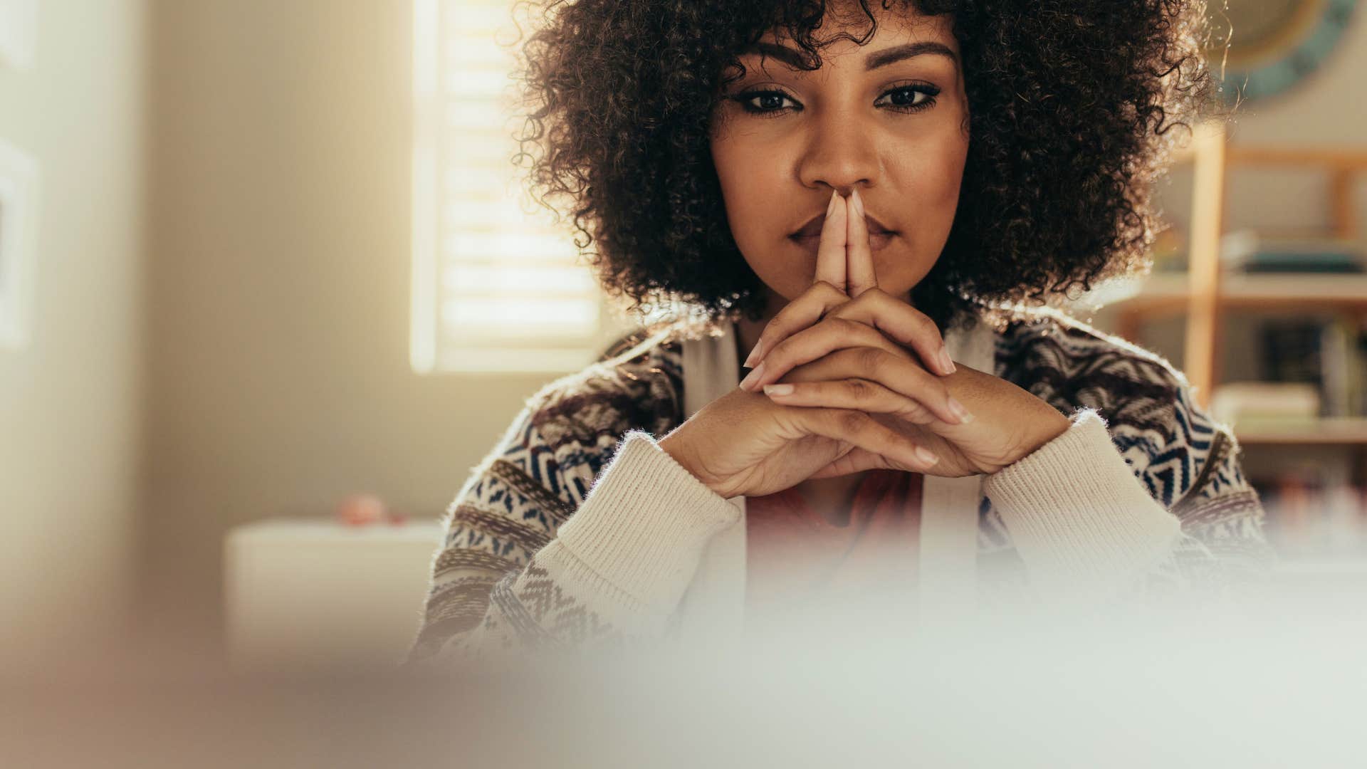 a woman who’s never been able to depend anyone over-explains her mistakes