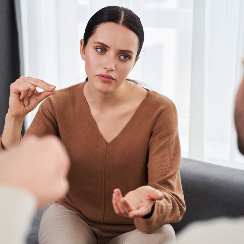 woman who has difficulty saying no