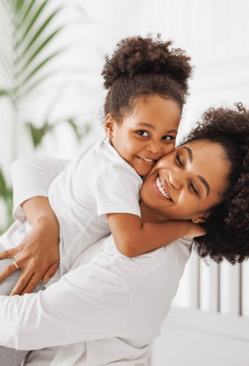 Mom meeting her child's need for belonging