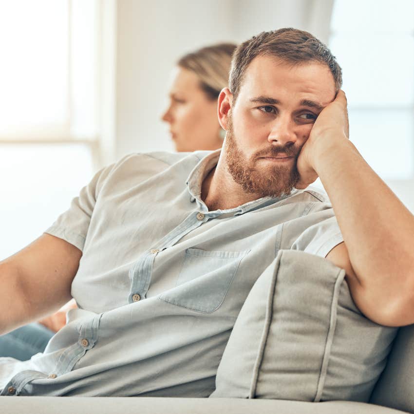 man who refuses to lean to listen as a misstep that might look like a red flag but really isn't