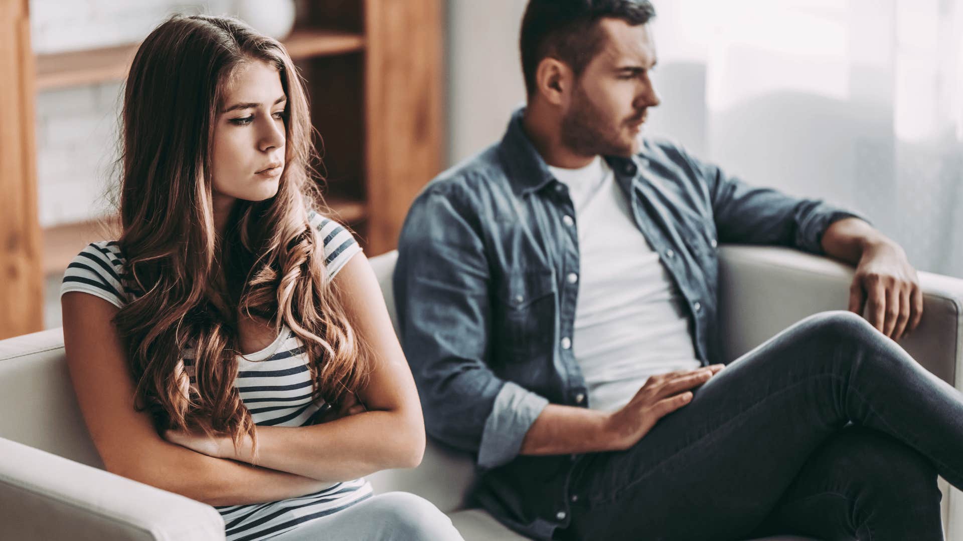 woman sitting next to angry narcissist in disguise