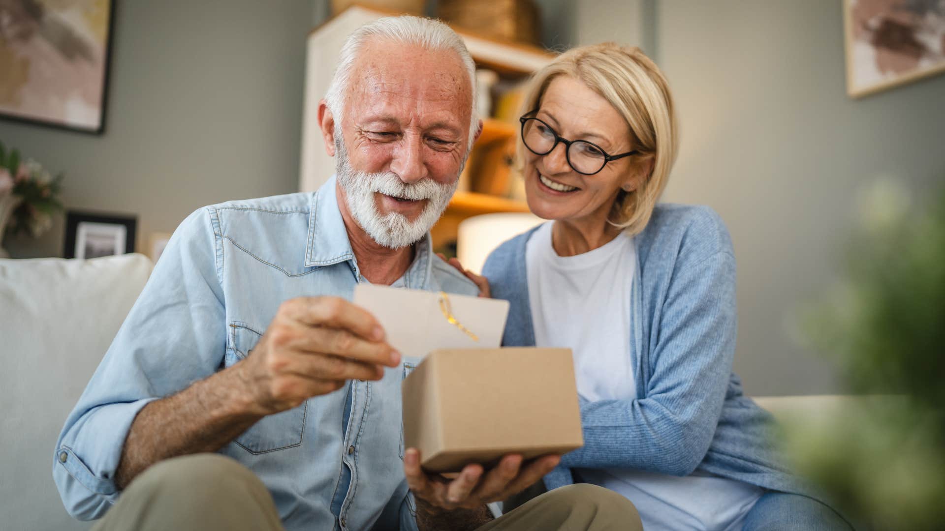 An elderly couple keeps the romance in their relationship alive and well by writing letters to each other