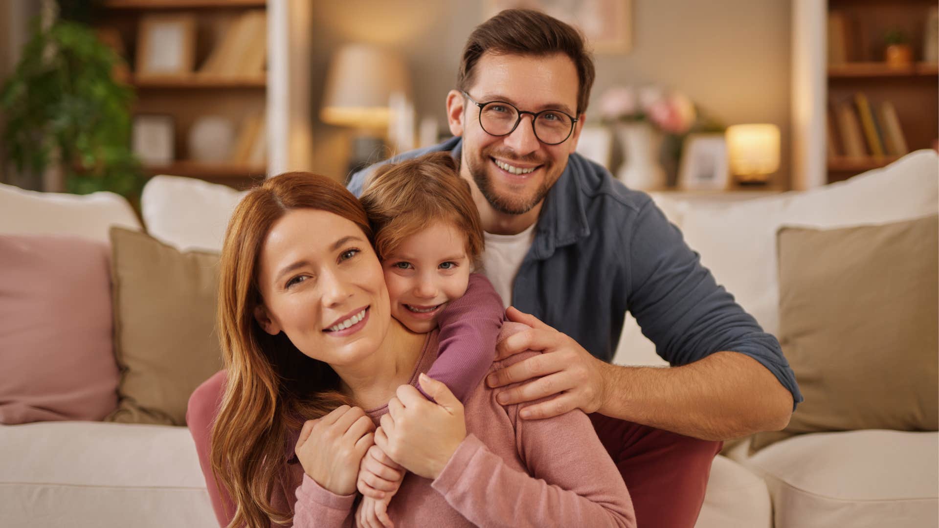 A husband is proud that his wife is such a supportive parenting partner to their daughter