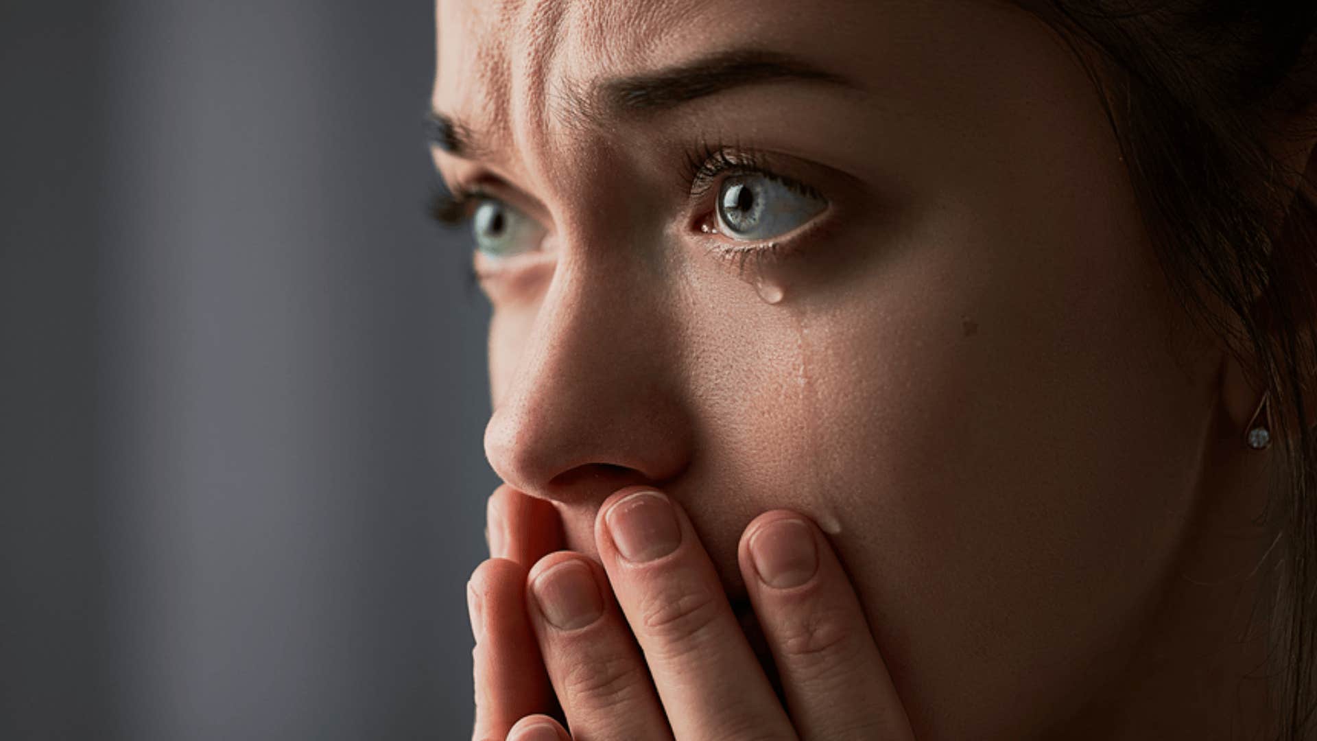 woman crying 