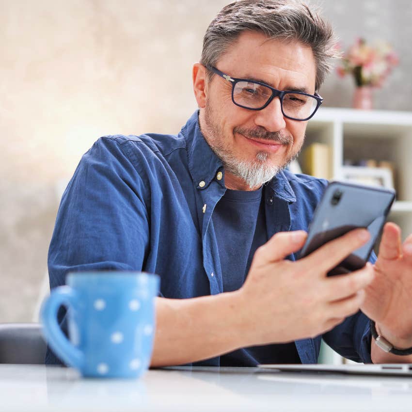 man whose boss complains about his personal phone use