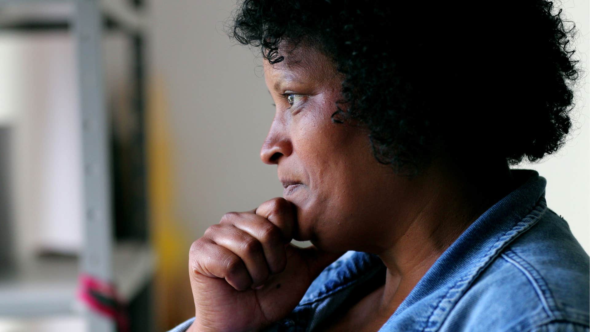 upset woman no longer seeking external validation