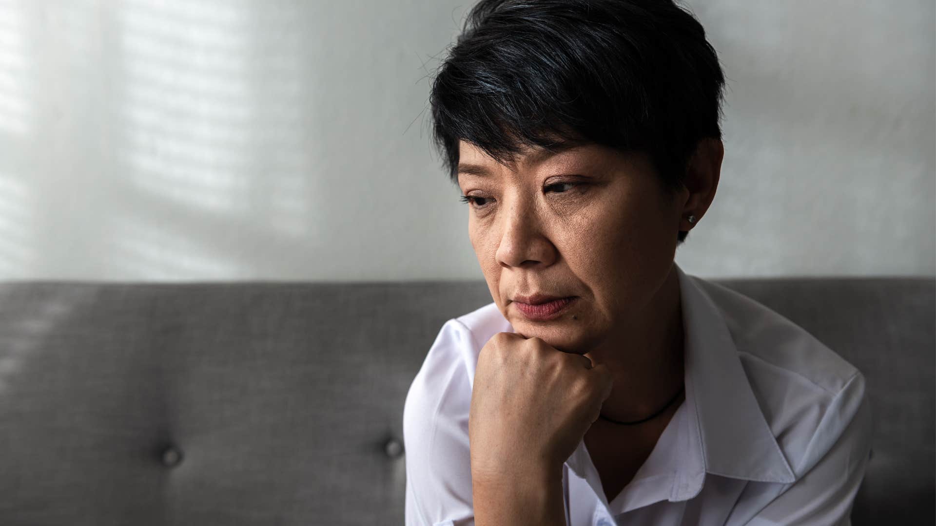 sad woman feeling overlooked and ignored